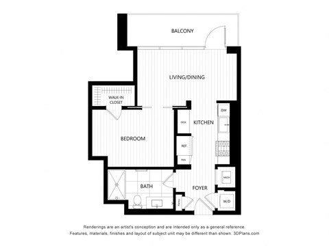 a floor plan of a house with an open floor plan